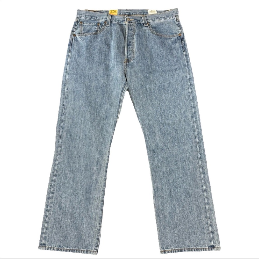 Levi's 501 Men's 38x30 Original Fit Jeans Dark Wash Straight Leg Button Fly New